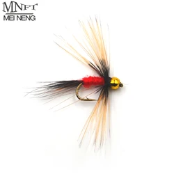 Ninfa Beadhead MNFT – Cuerpo rojo, barba larga dorada