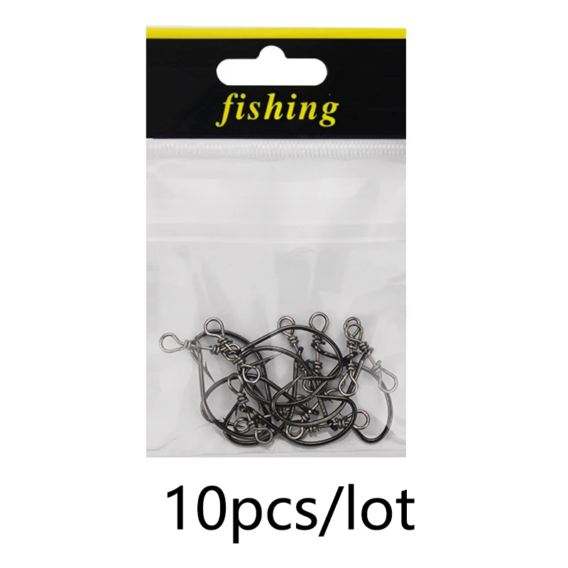 OUTKIT Anzuelos para lubina - acero de alta carbono para pesca - imagen 4