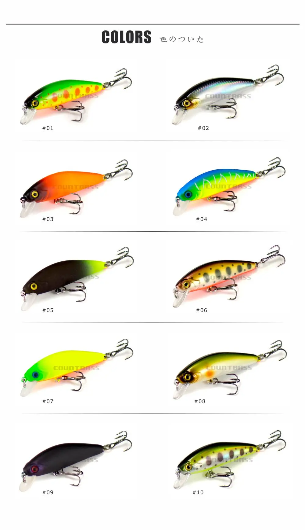 Wobbler en acción de pesca