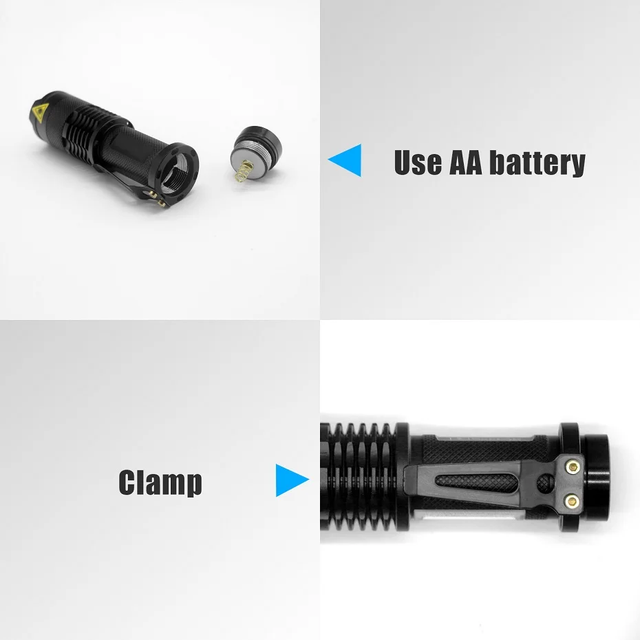 Dimensiones compactas de la linterna