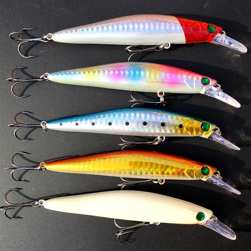 Señuelo Minnow duro de boca larga para lubina, cebo pequeño - imagen 4