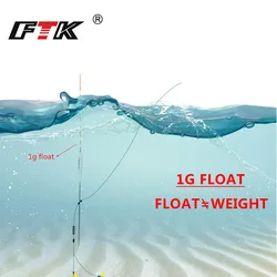 FTK Flotadores de Pesca - Set de 3, Madera Abeto Barguzinsky, Variados