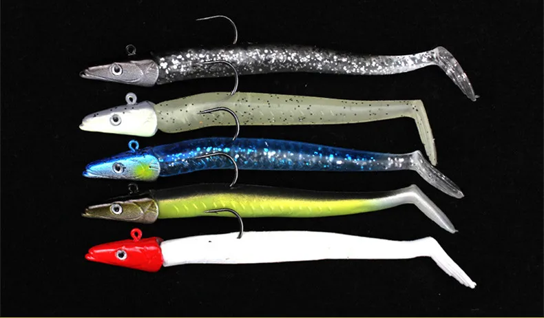 Señuelo de pesca con cabeza plomada WLDSLURE vista general