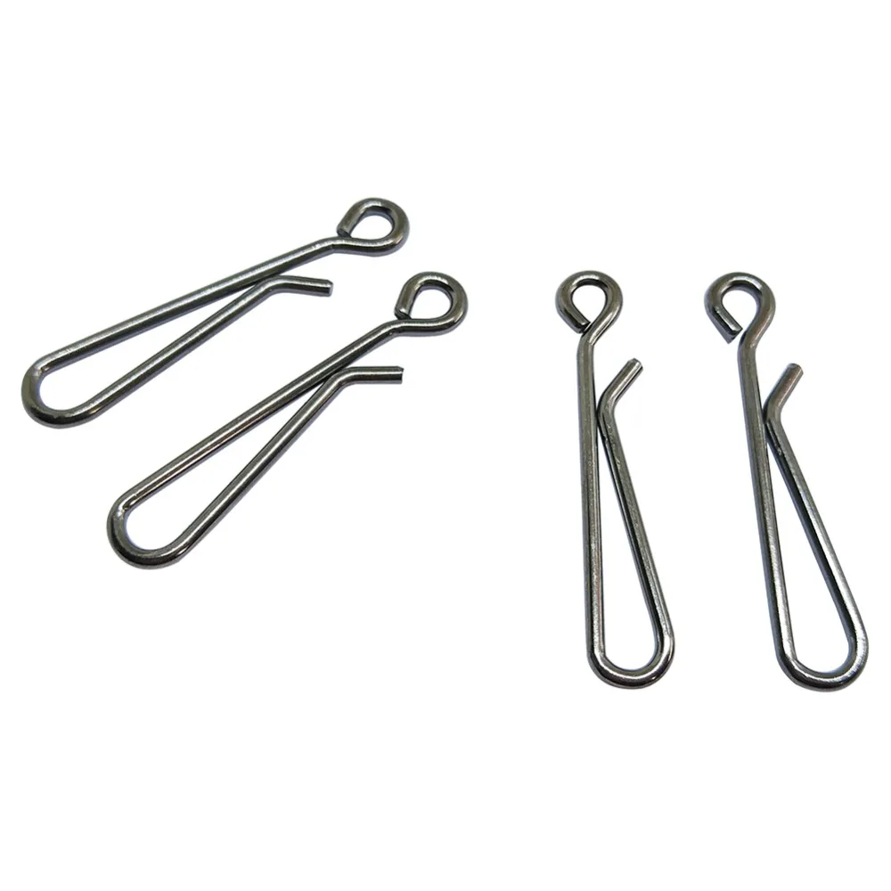 Broches de pesca de acero inoxidable conector de sedal giratorio