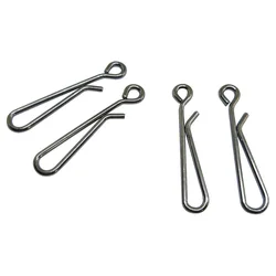 Broches de pesca de acero inoxidable conector de sedal giratorio