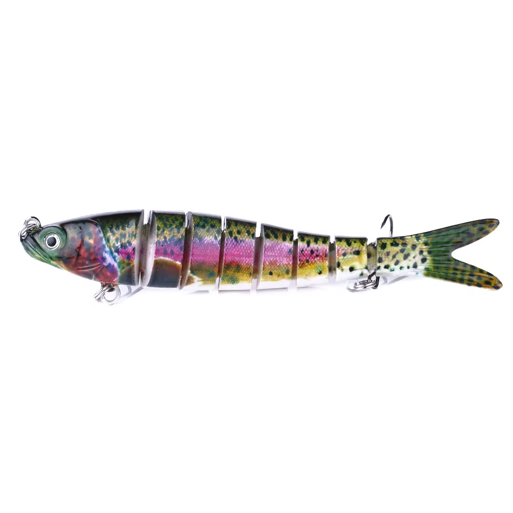 HENGJIA Swimbait multiarticulada 13,7 cm para lubina que se hunde - imagen 3