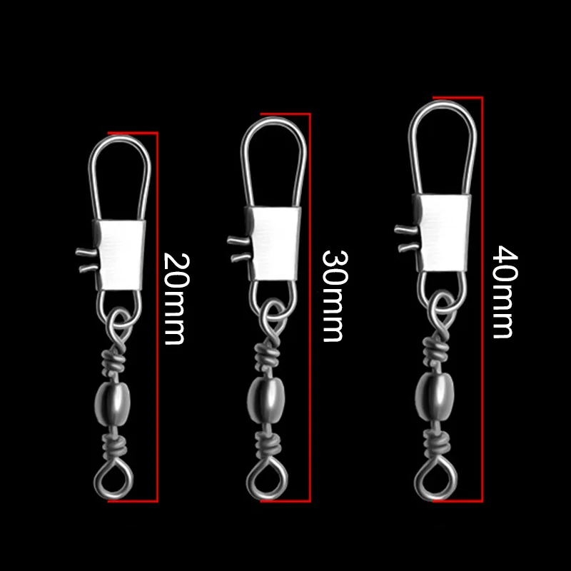 Giratorio Snap Acero Inoxidable – Pin enganchado con rodamiento - imagen 2