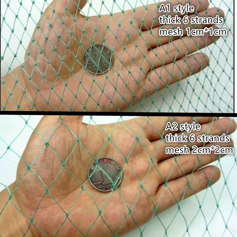 Red de pesca PVC nudo reforzado – Línea gruesa para arrastre y cría - imagen 4
