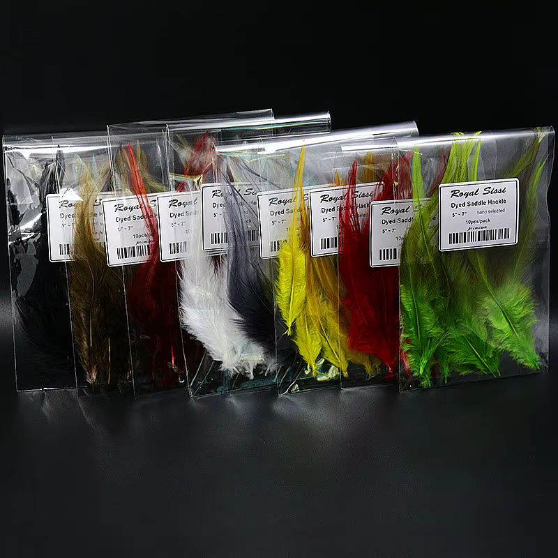 Silla de gallo hackle para streamer y bugger – Pluma seleccionada a mano - imagen 5