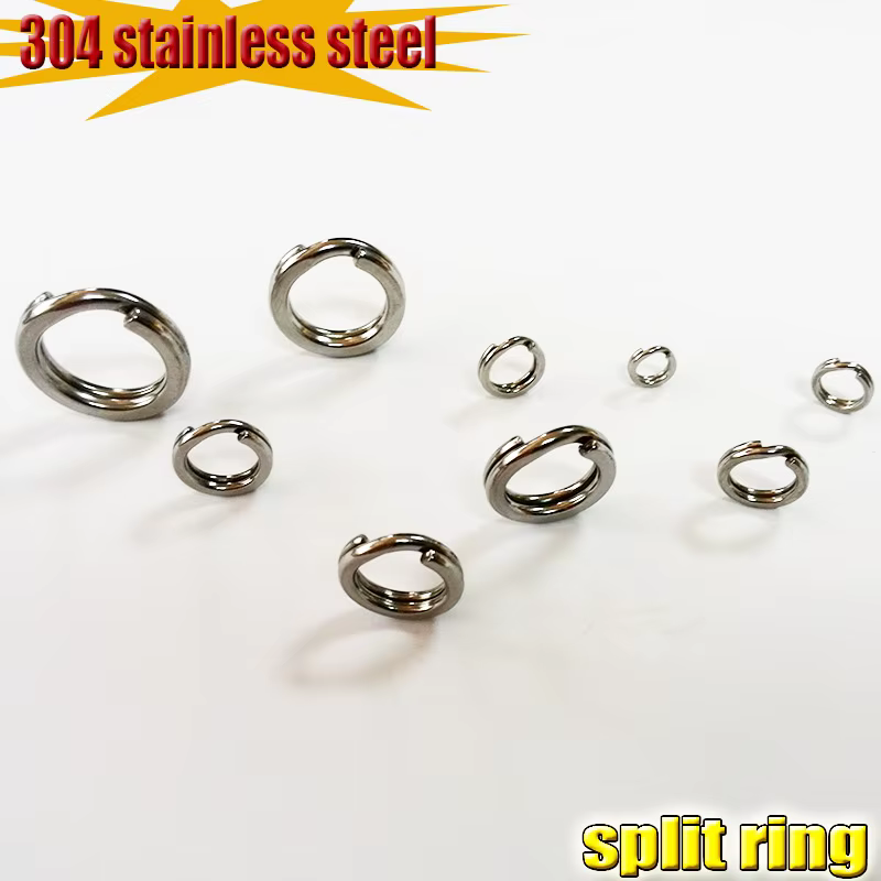 Anillos Dividedos 200 – Acero Inoxidable Split Rings Pesca Mar - imagen 4