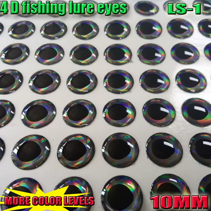 Ojos Adhesivos 4D para Señuelos 10mm – Pack Multicolor - imagen 2