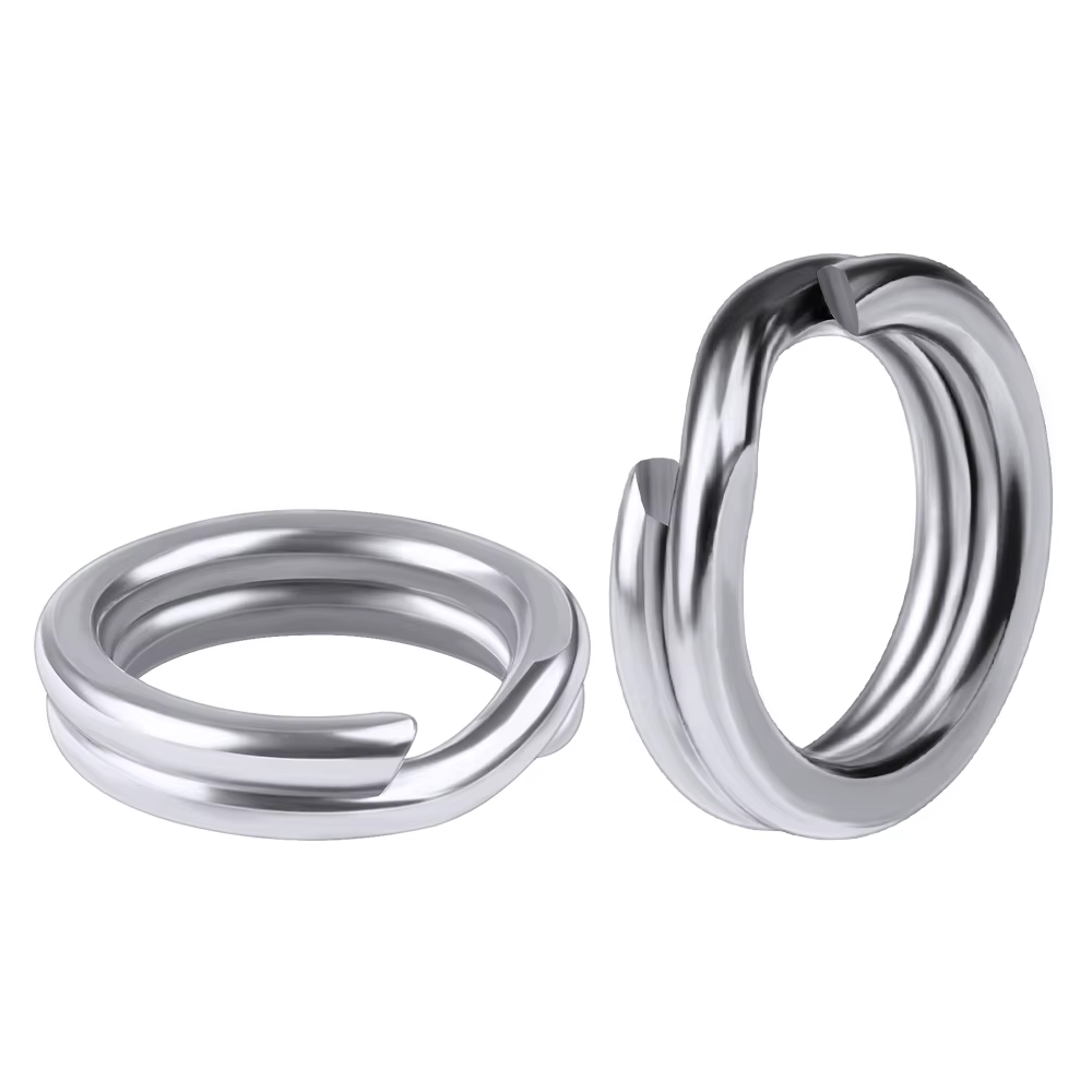 PROBEROS Anillos divididos de pesca - Acero inoxidable plateado - imagen 4