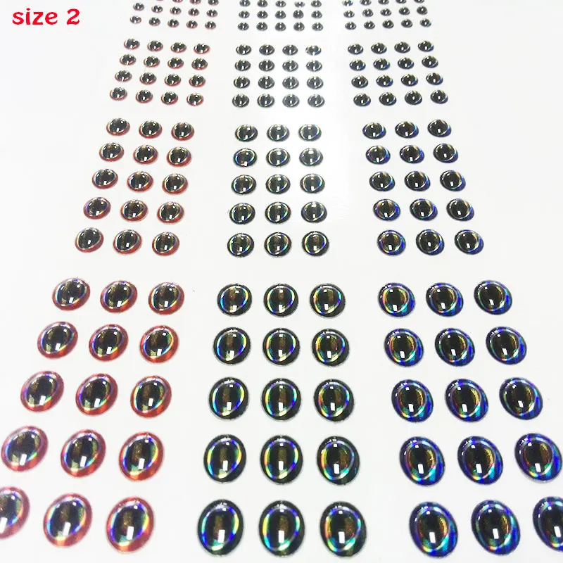 Ojos 3D pez para señuelos de pesca - imagen 3