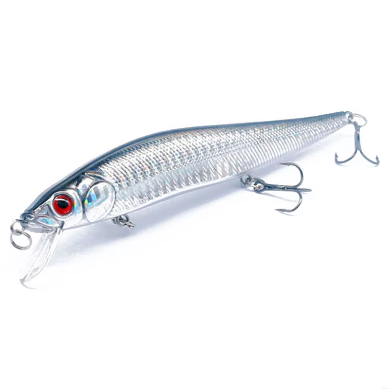 Crankbait duro 140 mm láser – Señuelo con anzuelos dobles para pesca - imagen 3