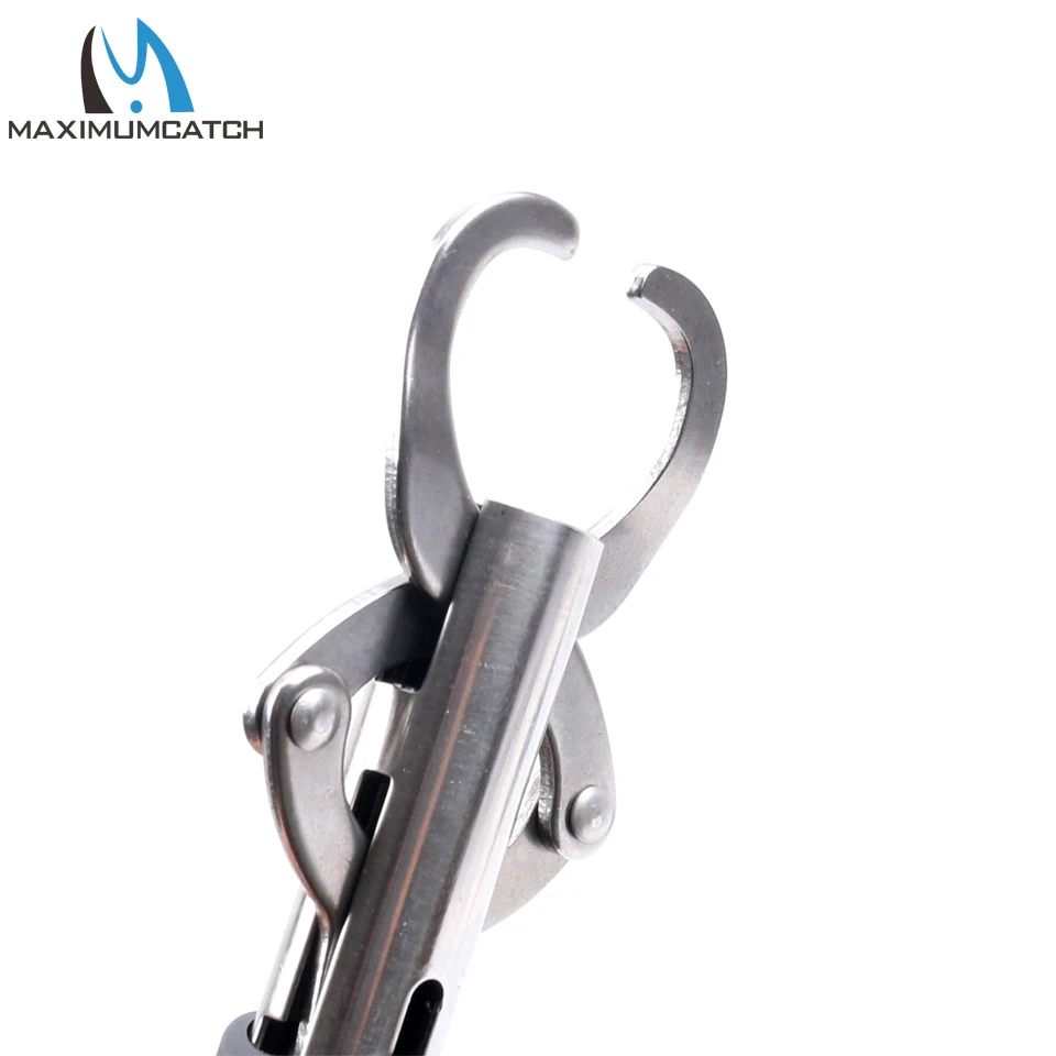 Pinza de pesca Maximumcatch de acero inoxidable con bloqueo y mango EVA