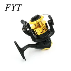 HY01 Carrete de pesca giratorio en aluminio - 5,2:1 con línea