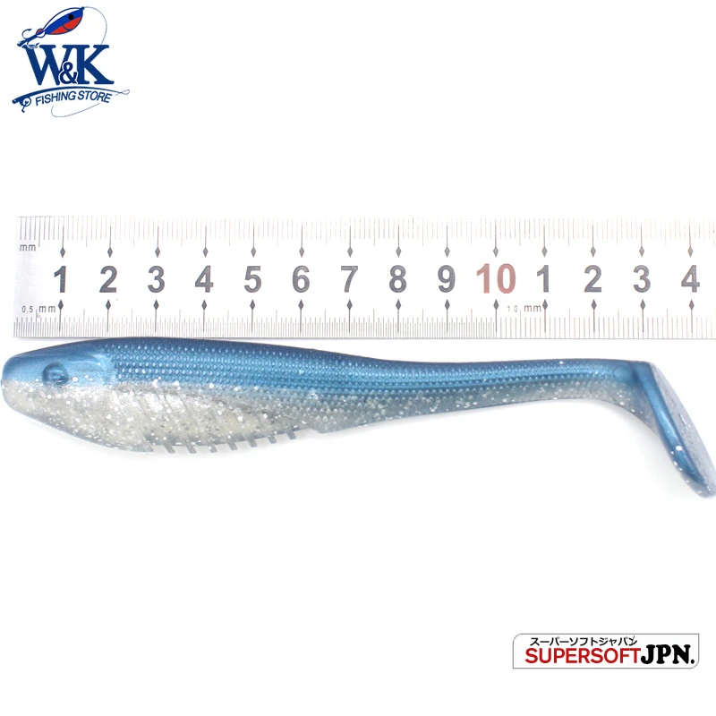 Swimbait lubina UV señuelo de vinilo