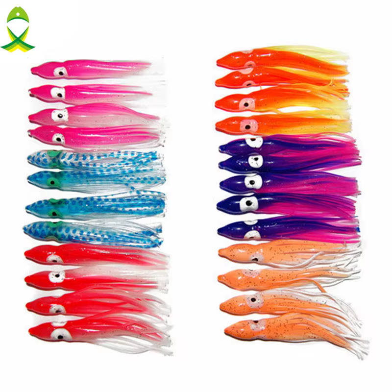 JSM Señuelos de Pulpo Silicona Luminosa para Jigging – 7,5 cm - imagen 3