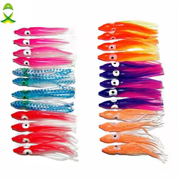 JSM Señuelos de Pulpo Silicona Luminosa para Jigging – 7,5 cm