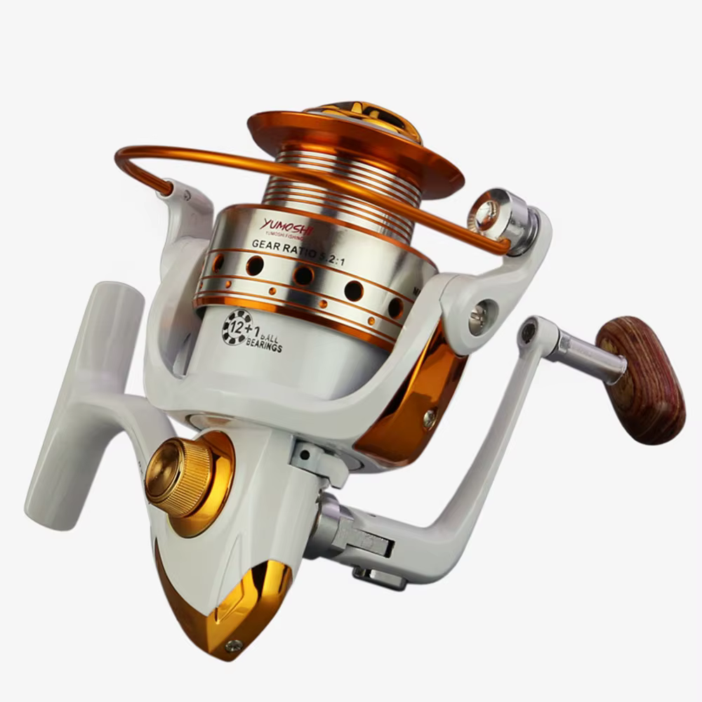Carrete Rotativo Hercules 12+1 - Bobina Metálica para Carpa y Roca - imagen 3