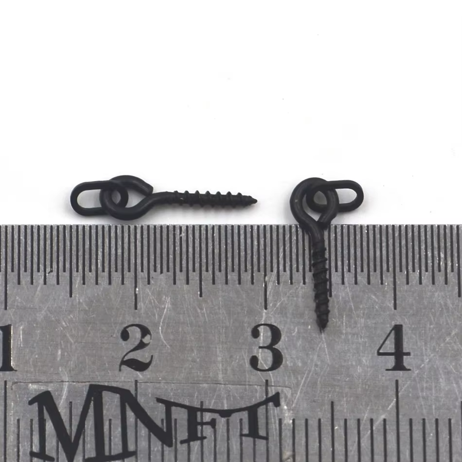 Tornillos de cebo MNFT negro mate – Anillo ovalado 4,5mm carpa - imagen 3