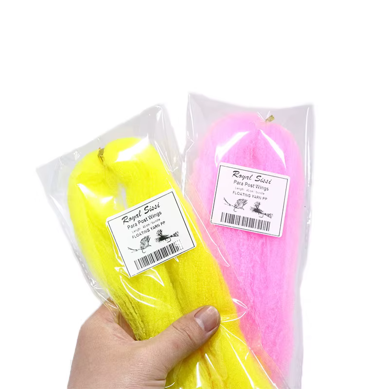 Opciones de color para alas y postes de mosca seca