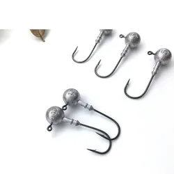 Anzuelo Mustad 32627 Jig Head – Cabeza redonda para vinilos