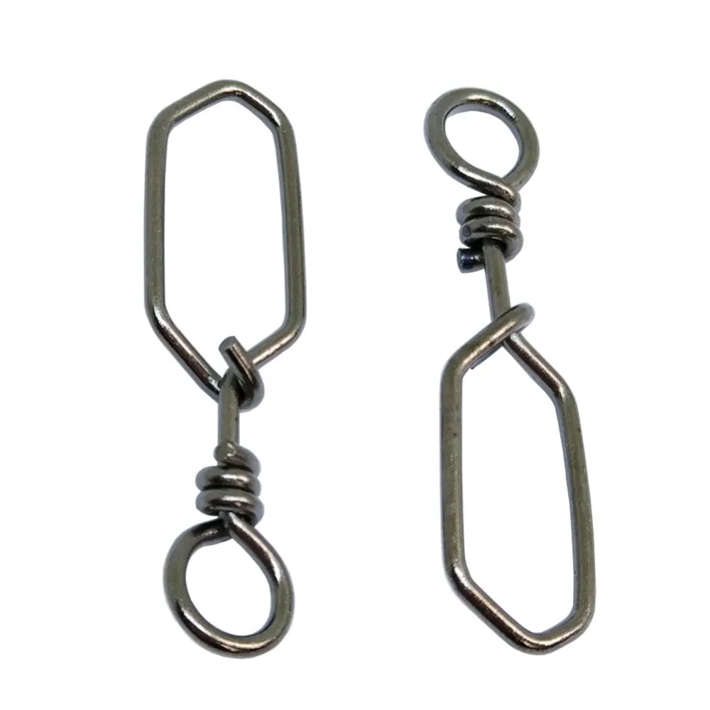 Broches de acero inoxidable para señuelos – Conector de pesca - imagen 3