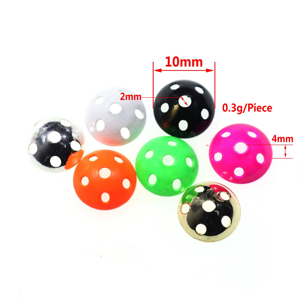 Bimoo Moscas de tubo: conos de atado 10 mm, disco Tubefly - imagen 5