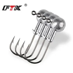 Jig Head FTK Cabezales para vinilo – Vástago corto pesos 1-20g