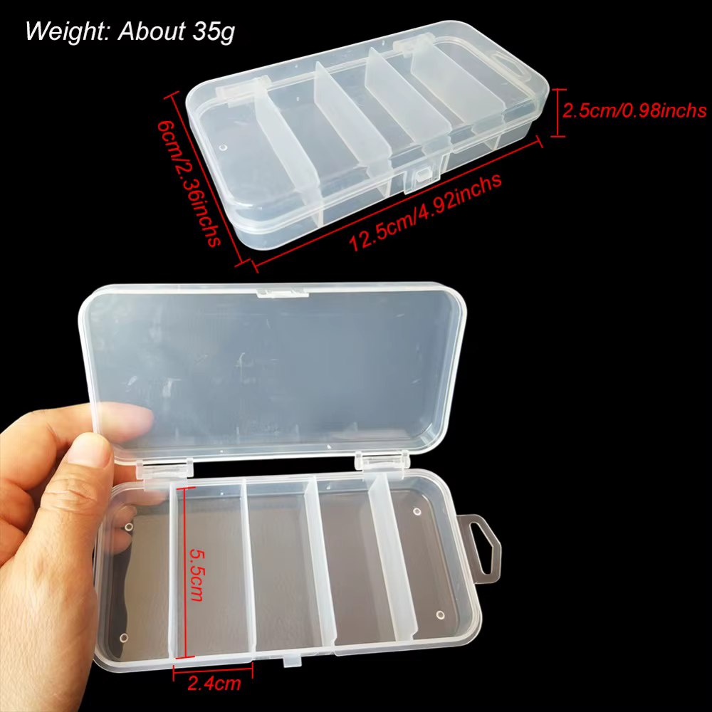 Caja Organizador Pesca INFOF 5 Piezas – Para Señuelos y Aparejos - imagen 4