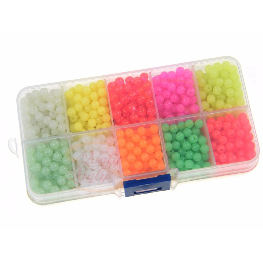 Variedad de colores disponible en el lote de 1000 cuentas