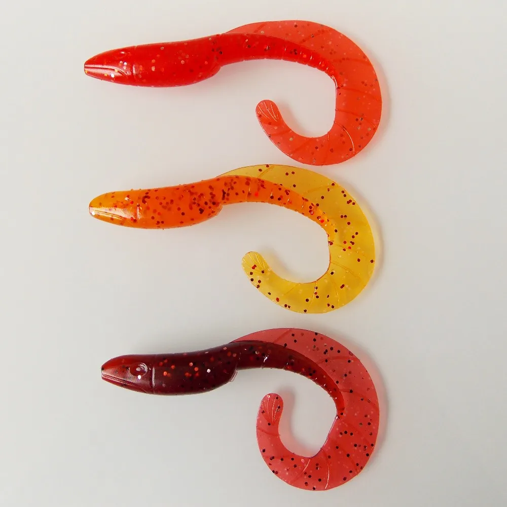 ESFISHING Señuelo Larva Silicona 90mm – Imitación Suave Pesca - imagen 5