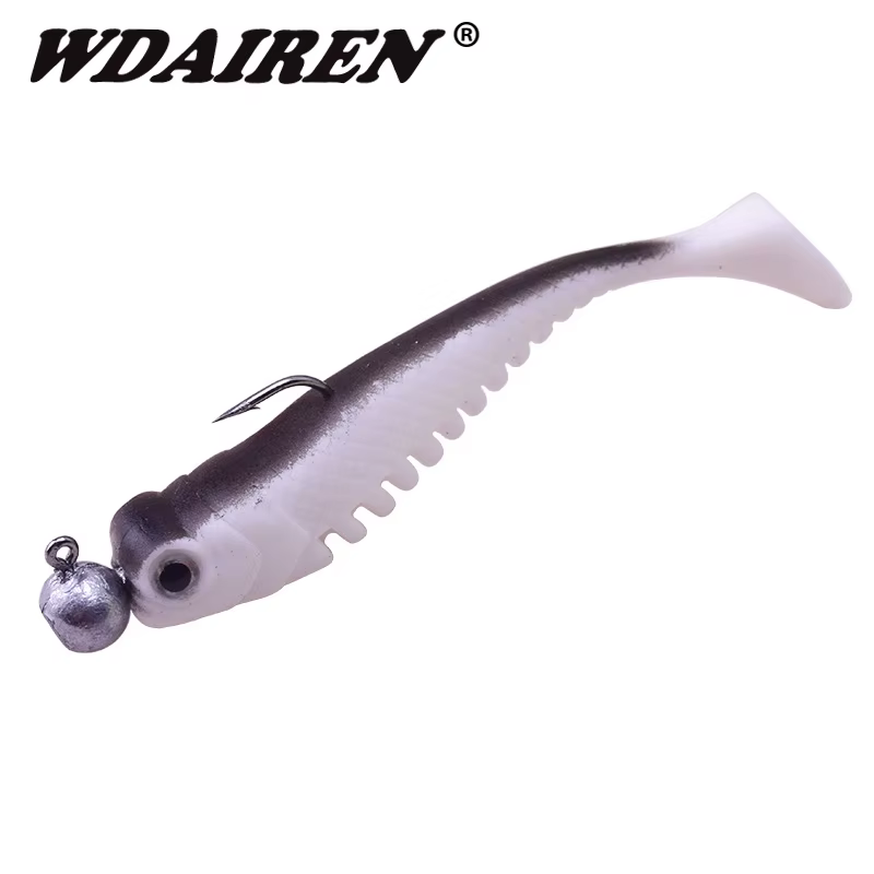 Señuelos Swimbaits para carpa – Silicona natural 80mm 4g - imagen 2