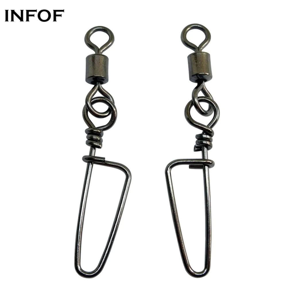 Giratorios Rolling Swivel con clip Coastlock para pesca INFOF - imagen 5