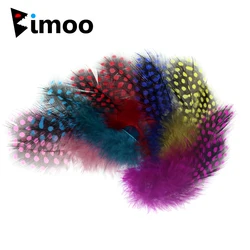 Bimoo Plumas para moscas – búho, guinea y faisán