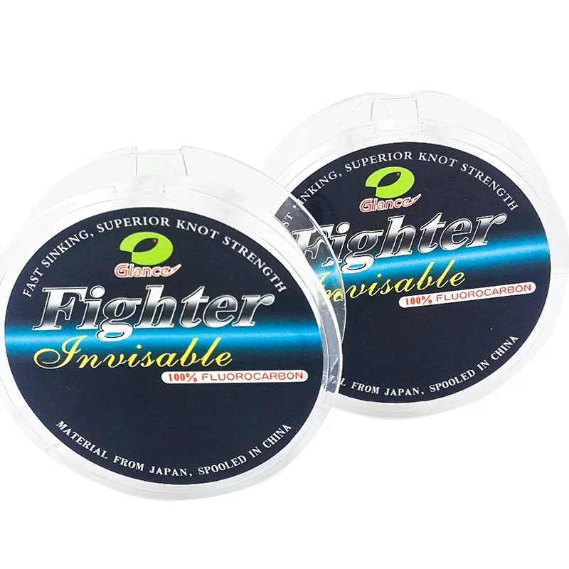 Tramo de fluorocarbono 100% japonés para pesca con trenzado - imagen 2