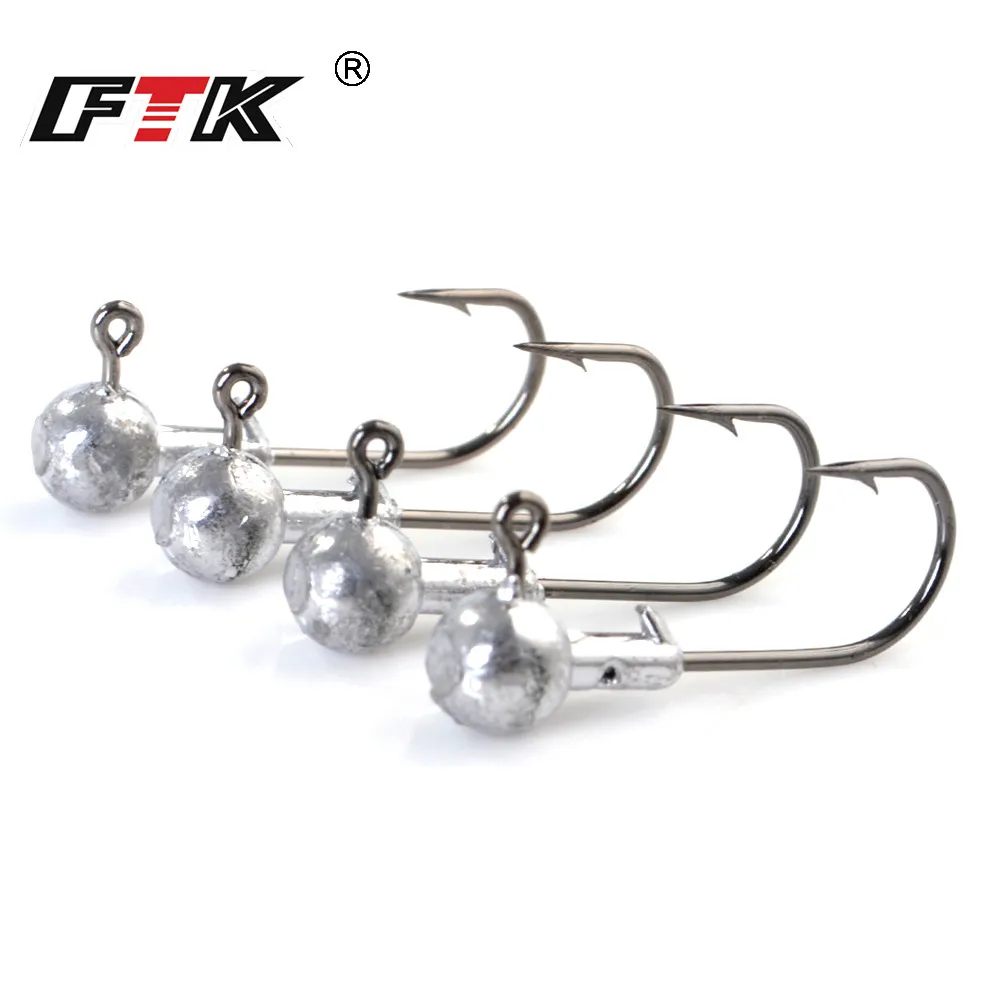 Jig Head FTK Cabezales para vinilo – Vástago corto pesos 1-20g - imagen 2