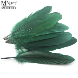 MNFT Plumas de Ganso Verdes Grandes para Mosca Seca