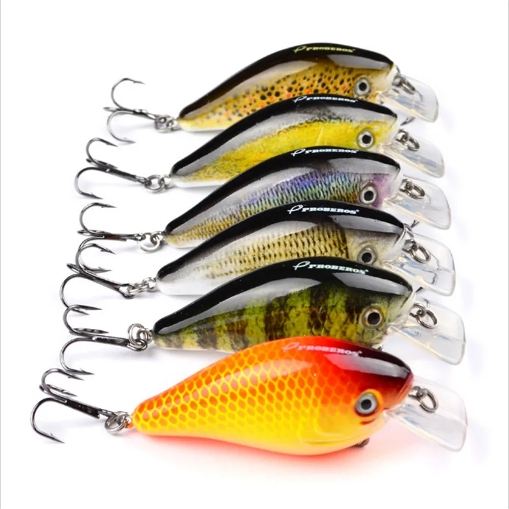Señuelo de pesca wobbler Fishinapot mostrando diseño realista y ojos 3D