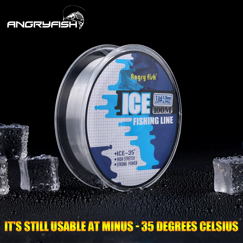 Sedal de hielo nailon monofilamento superfuerte Angryfish – para pesca - imagen 2