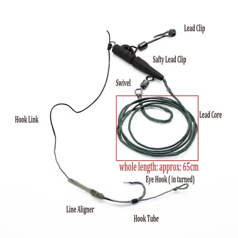 Hair Rig Listo para Carpa – Tallas 2#-8# - imagen 2