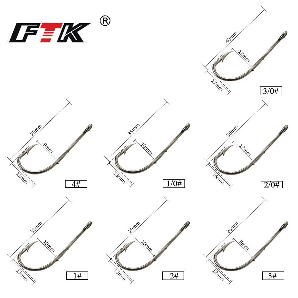 Líder de acero FTK con esmerillón anti-mordeduras – 20LB a 80LB - imagen 2
