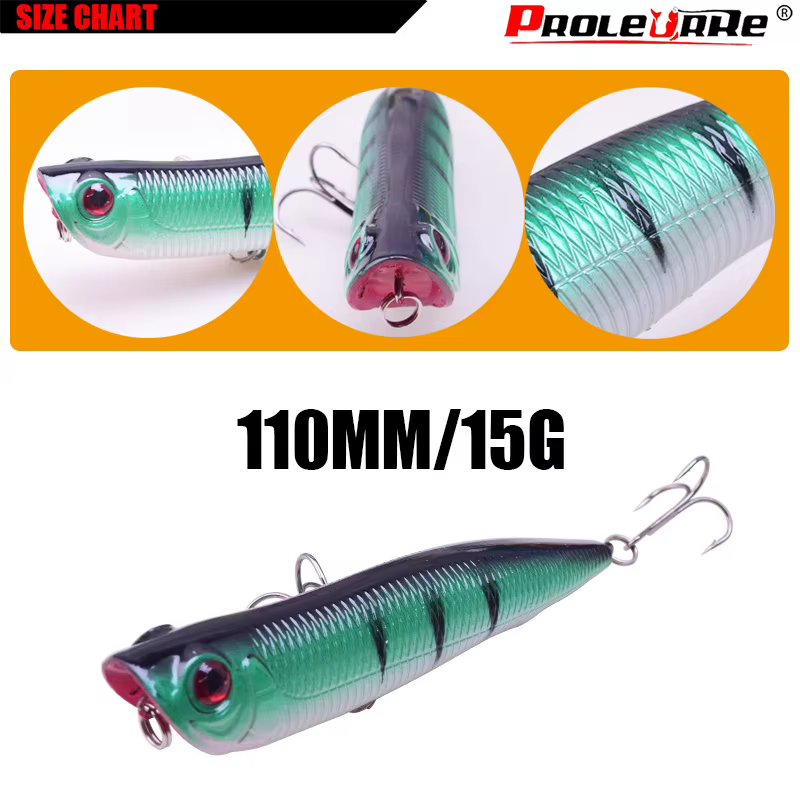 Wobbler 11cm – Señuelo superficie para pequeño depredador - imagen 4
