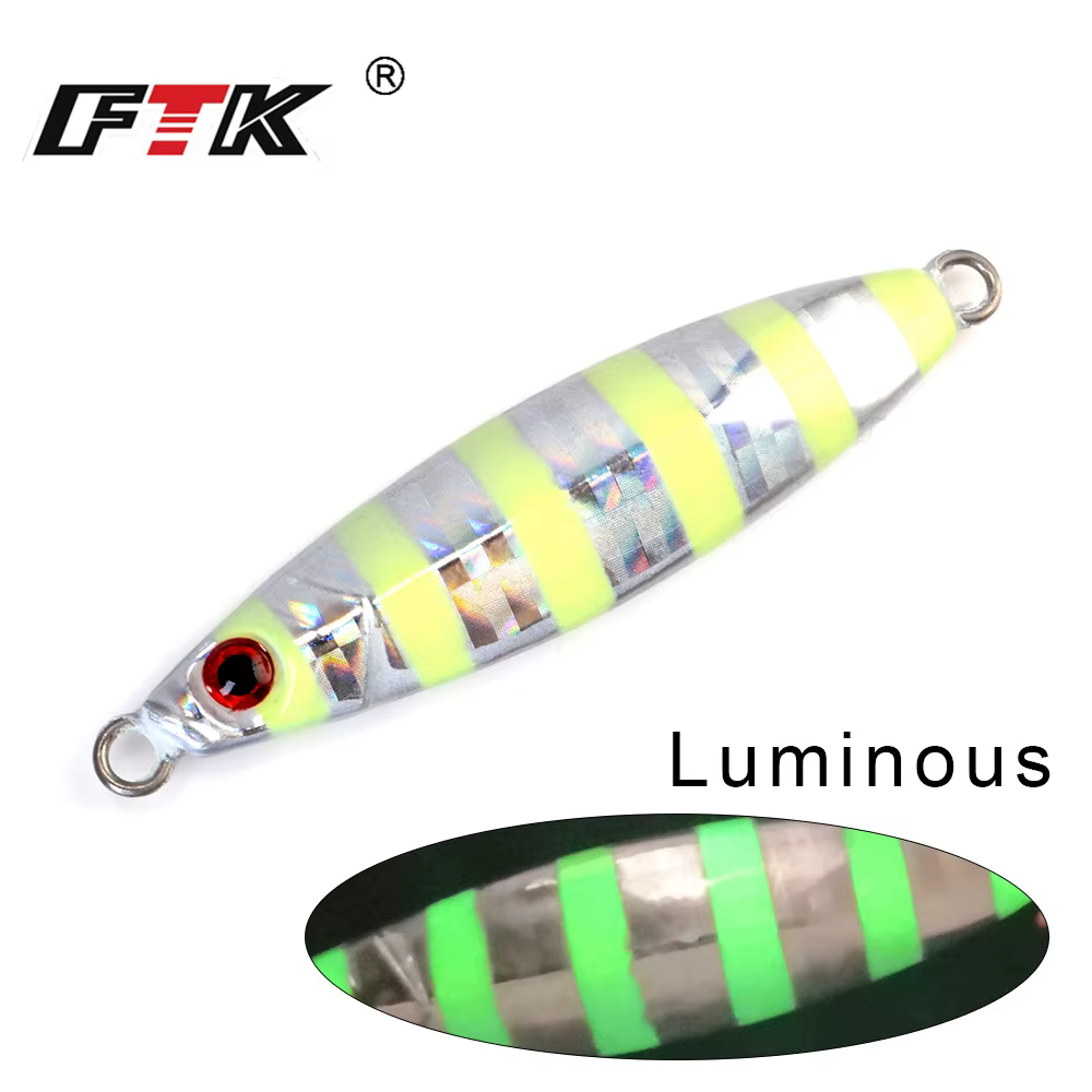 FTK Señuelo Jig Luminoso para Jigging Sardina – Gancho Asistencia - imagen 2