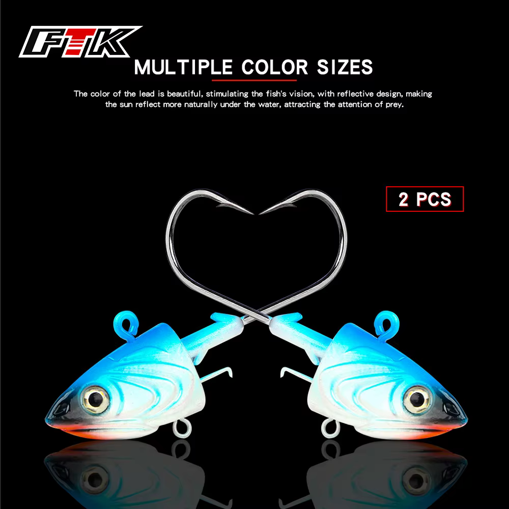 FTK Anzuelos Jig Head para Shad suave - imagen 5