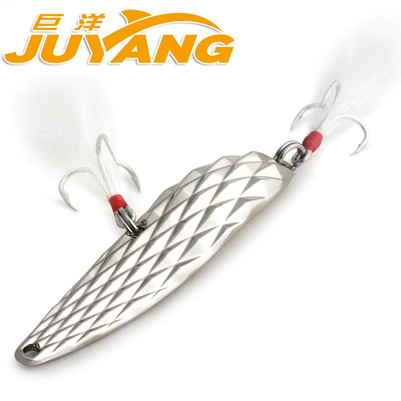 JUYANG Señuelos de Metal – Cuerpo macizo para pesca deportiva - imagen 3