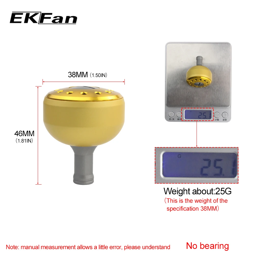 EKFan Perilla de Carrete – Aluminium para Lance - imagen 4