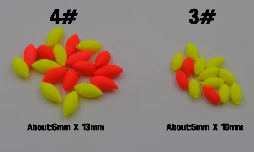 MNFT Flotador ovalado Bobber – Rojo/amarillo tallas 3/4 - imagen 5