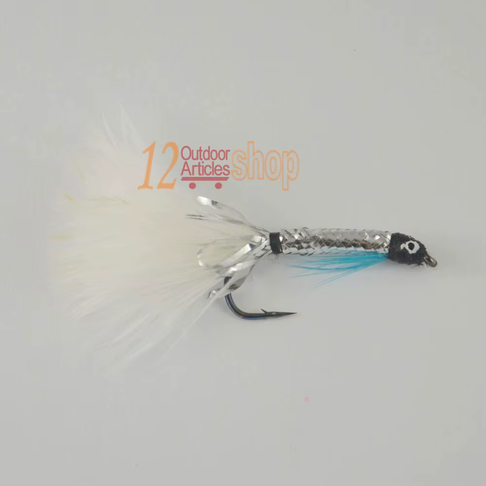 MNFT Moscas Streamer Ghost Tail Blue Fin para pesca con mosca - imagen 4